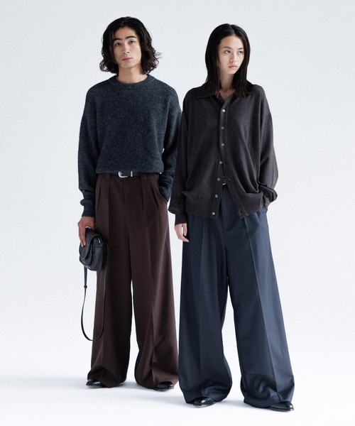 SINSS（シンス）の「Knit polo cardigan / ニットポロ