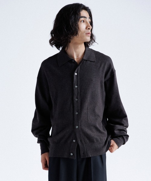 タグ付き　SINSS ニットポロカーディガン Knit polo cardigan / ニットポロカーディガン（カーディガン