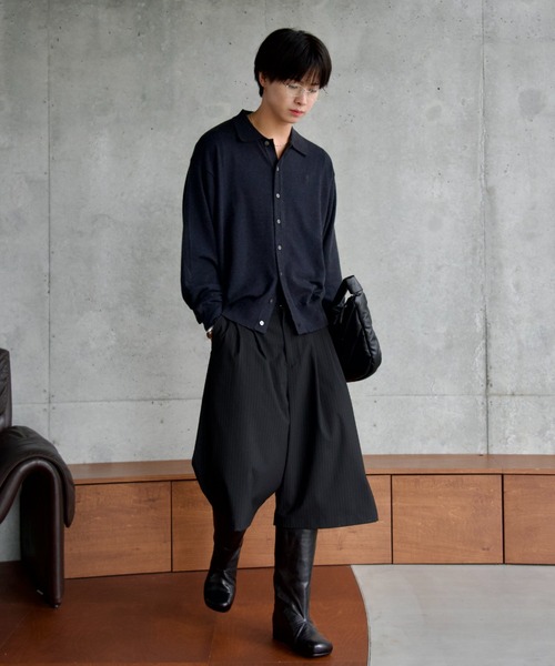 sinss ニットポロカーディガン Knit polo cardigan / ニットポロカーディガン（カーディガン