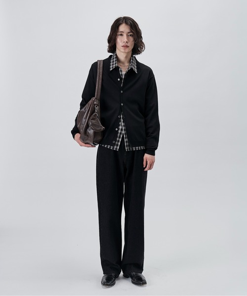 SINSS(シンス)の「Knit polo cardigan / ニットポロカーディガン(カーディガン/ボレロ・メンズ・チャコール/ブラウン/ブラック/ブルー/グレー・LARGE/MEDIUM/SMALL/X-SMALL)」の15枚目の写真