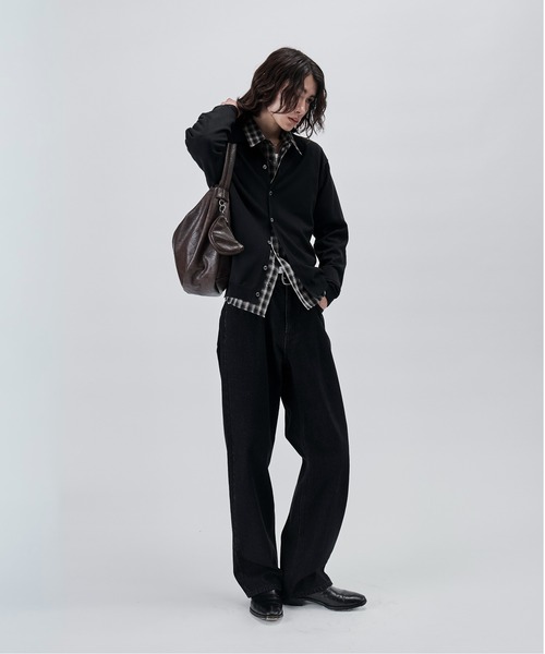 SINSS(シンス)の「Knit polo cardigan / ニットポロカーディガン(カーディガン/ボレロ・メンズ・チャコール/ブラウン/ブラック/ブルー/グレー・LARGE/MEDIUM/SMALL/X-SMALL)」の18枚目の写真