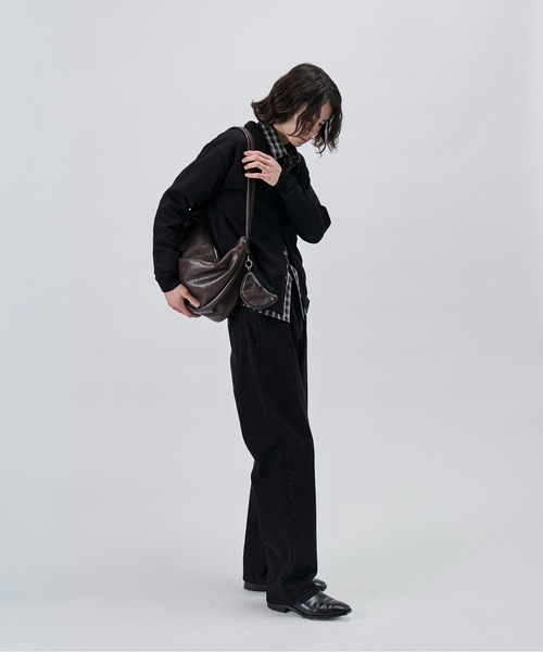 SINSS(シンス)の「Knit polo cardigan / ニットポロカーディガン(カーディガン/ボレロ・メンズ・チャコール/ブラウン/ブラック/ブルー/グレー・LARGE/MEDIUM/SMALL/X-SMALL)」の20枚目の写真