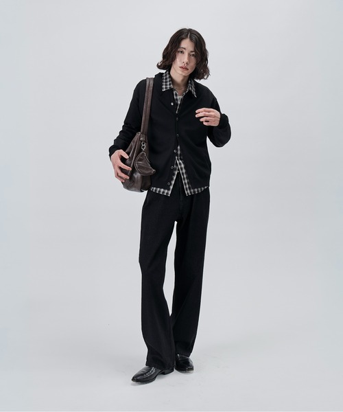 SINSS(シンス)の「Knit polo cardigan / ニットポロカーディガン(カーディガン/ボレロ・メンズ・チャコール/ブラウン/ブラック/ブルー/グレー・LARGE/MEDIUM/SMALL/X-SMALL)」の22枚目の写真
