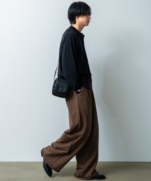 夏季限定価格！sinss Knit polo cardigan ブラウン　S 夏季限定価格！sinss Knit polo cardigan ブラウン S Knit polo