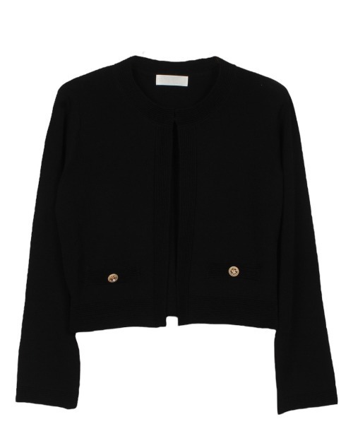 エトロ＊ふわとろウール クルーネックニットカーディガン＊ブラック 楽天市場】クルーネックふわふわニットカーディガン 大きい