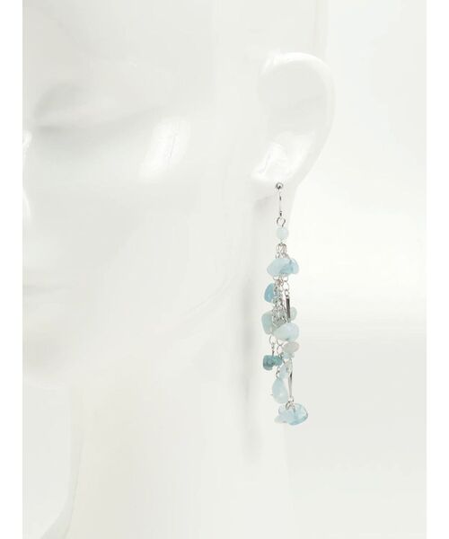 MERCURYDUO（マーキュリーデュオ）の「天然石ピアス（ピアス（両耳用）・レディース・ピンク/ブルー・FREE）」の7枚目の写真