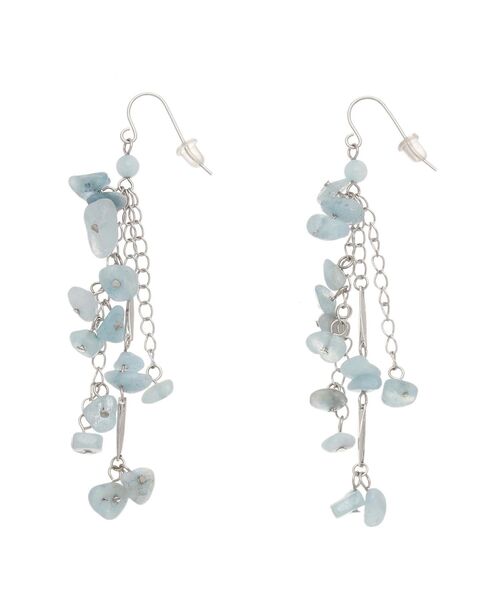 MERCURYDUO（マーキュリーデュオ）の「天然石ピアス（ピアス（両耳用）・レディース・ピンク/ブルー・FREE）」の3枚目の写真