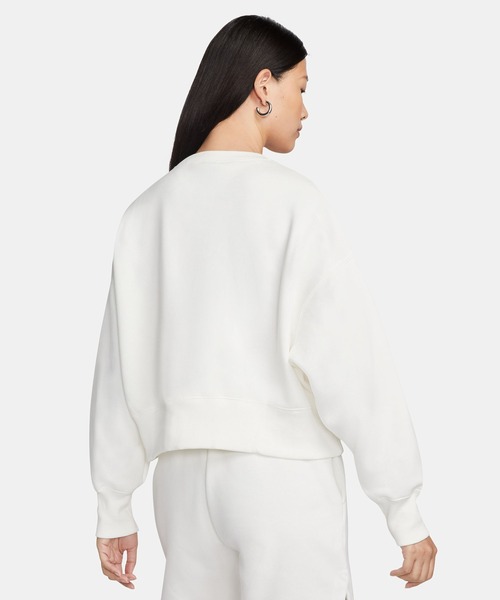 NIKE(ナイキ)の「NIKE WMNS STYLES FLEECE L/S CREW OOS DQ5762(スウェット・メンズ・ブラック/ホワイト/ピンク・S)」の4枚目の写真