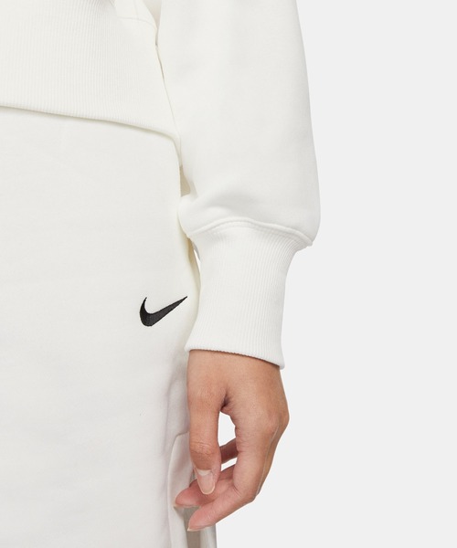NIKE(ナイキ)の「NIKE WMNS STYLES FLEECE L/S CREW OOS DQ5762(スウェット・メンズ・ブラック/ホワイト/ピンク・S)」の8枚目の写真