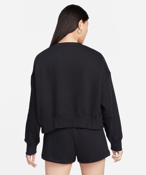 NIKE(ナイキ)の「NIKE WMNS STYLES FLEECE L/S CREW OOS DQ5762(スウェット・メンズ・ブラック/ホワイト/ピンク・S)」の10枚目の写真