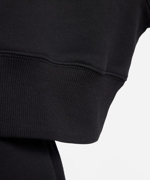 NIKE(ナイキ)の「NIKE WMNS STYLES FLEECE L/S CREW OOS DQ5762(スウェット・メンズ・ブラック/ホワイト/ピンク・S)」の13枚目の写真