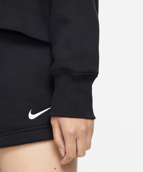 NIKE(ナイキ)の「NIKE WMNS STYLES FLEECE L/S CREW OOS DQ5762(スウェット・メンズ・ブラック/ホワイト/ピンク・S)」の14枚目の写真