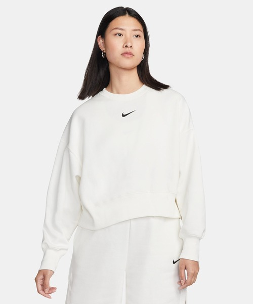 NIKE(ナイキ)の「NIKE WMNS STYLES FLEECE L/S CREW OOS DQ5762(スウェット・メンズ・ブラック/ホワイト/ピンク・S)」の17枚目の写真