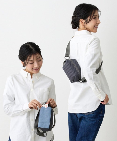 ROOTOTE(ルートート)の「ルートート / スマホショルダー ミニバッグ 洗濯可 SC.ベビールー.Wafer-B(ショルダーバッグ・レディース・ネイビー/ブラック/グレー・FREE)」の10枚目の写真
