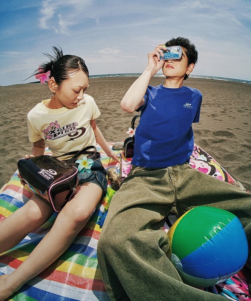 Piko（ピコ）の「X-girl x PIKO S/S BABY TEE（Tシャツ/カットソー・レディース・ブラック/ホワイト/イエロー・S/M）」の6枚目の写真