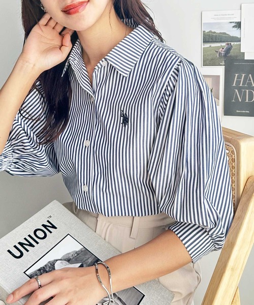 セール】GeeRA別注【U.S. POLO ASSN.】ボリューム袖シャツ