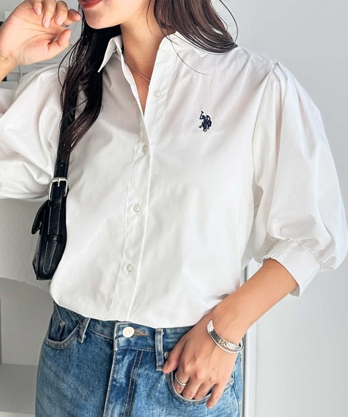 セール】GeeRA別注【U.S. POLO ASSN.】ボリューム袖シャツ