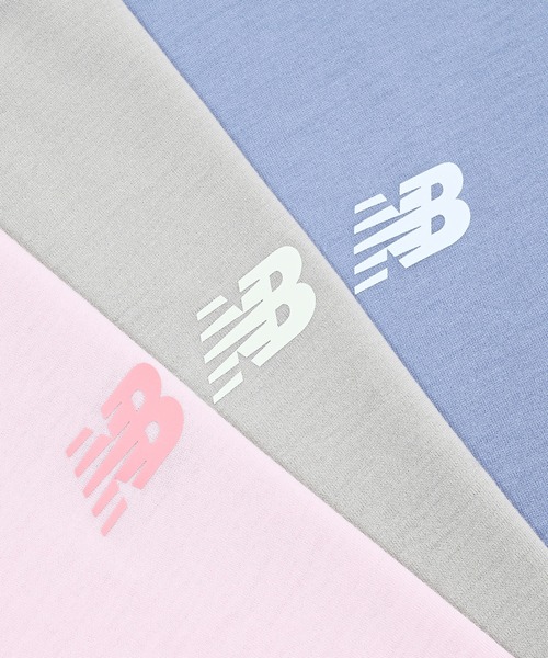 NEW BALANCE(ニューバランス)の「パフォーマンスリラックスフィットTシャツ(Tシャツ/カットソー・レディース・ライトカーキ/ライトブルー/スモークピンク・SMALL/MEDIUM/LARGE/X-LARGE)」の8枚目の写真
