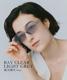 Jugaad14（ジュガードフォーティーン）の「【jugaad14】BAY CLEAR light gray（サングラス・メンズ）」