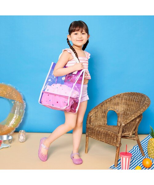 BREEZE（ブリーズ）の「ジェリーパンプス（サンダル・キッズ・サックスブルー/シルバー/ピンク・14/15 /16/17/18/19）」の4枚目の写真