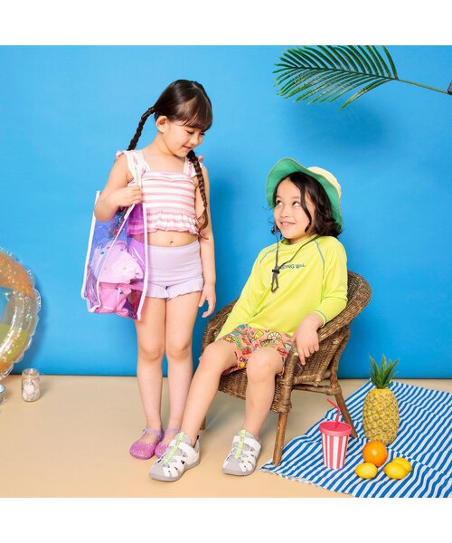 BREEZE（ブリーズ）の「ジェリーパンプス（サンダル・キッズ・サックスブルー/シルバー/ピンク・14/15 /16/17/18/19）」の5枚目の写真