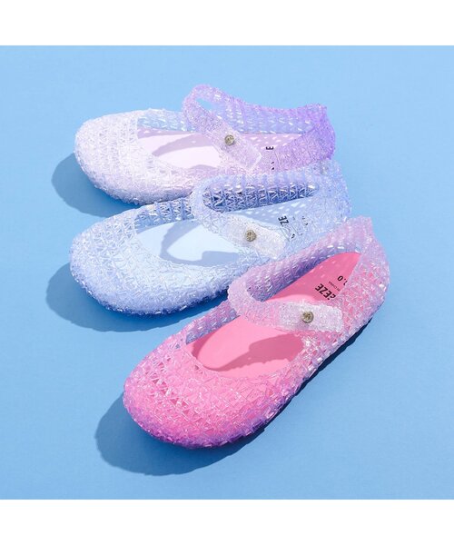 BREEZE（ブリーズ）の「ジェリーパンプス（サンダル・キッズ・サックスブルー/シルバー/ピンク・14/15 /16/17/18/19）」の10枚目の写真