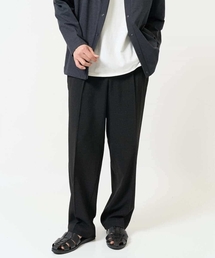 a.v.v | 【イージーケア/毛玉になりにくい/ストレッチ】ワンタックワイドイージースラックス(スラックス)