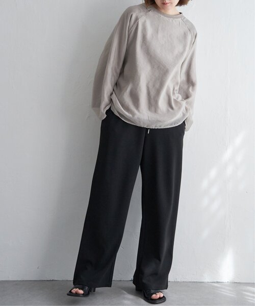 jessie✦新品✦マークアンドロナ✦25年春夏モックネック&パンツセット セール】カットジョーゼットワイドパンツ（その他パンツ