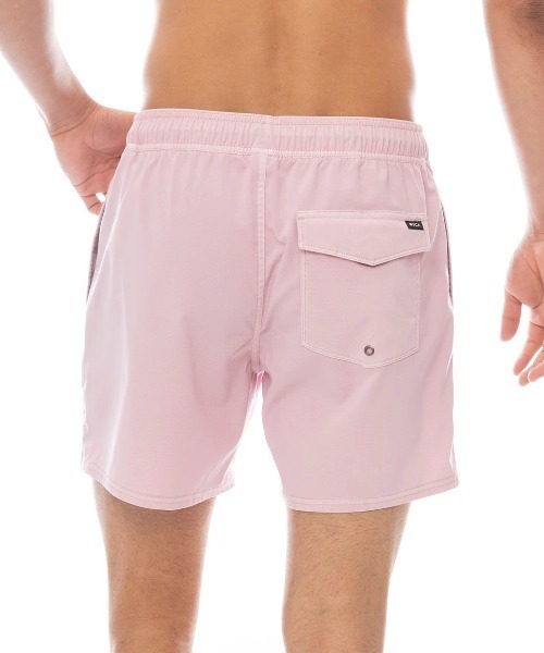 RVCA（ルーカ）の「RVCA メンズ VA PIGMENT ELASTIC SHORT 16 ショートパンツ 【2025年春夏モデル】/ルーカ水陸両用ウエストゴムサーフトランクス・ボードショーツ・バギーショーツ(水着)（水着・メンズ・オリーブ/ピンク系その他/ブルー系その他・X-LARGE/LARGE/MEDIUM/SMALL）」の17枚目の写真