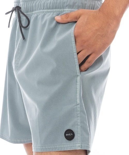 RVCA（ルーカ）の「RVCA メンズ VA PIGMENT ELASTIC SHORT 16 ショートパンツ 【2025年春夏モデル】/ルーカ水陸両用ウエストゴムサーフトランクス・ボードショーツ・バギーショーツ(水着)（水着・メンズ・オリーブ/ピンク系その他/ブルー系その他・X-LARGE/LARGE/MEDIUM/SMALL）」の12枚目の写真