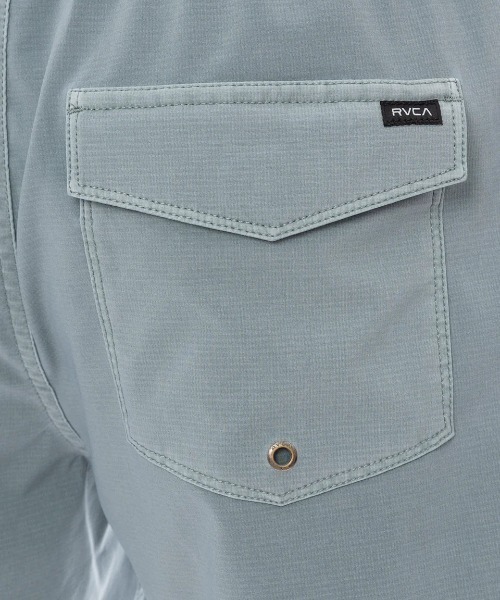 RVCA（ルーカ）の「RVCA メンズ VA PIGMENT ELASTIC SHORT 16 ショートパンツ 【2025年春夏モデル】/ルーカ水陸両用ウエストゴムサーフトランクス・ボードショーツ・バギーショーツ(水着)（水着・メンズ・オリーブ/ピンク系その他/ブルー系その他・X-LARGE/LARGE/MEDIUM/SMALL）」の13枚目の写真
