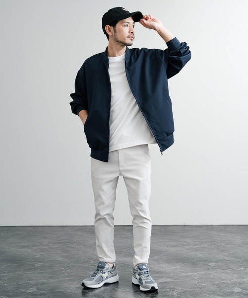 Rocky Monroe(ロッキーモンロー)の「接触冷感 多機能ストレッチスリムテーパードジョガーイージーパンツ(その他パンツ・メンズ・サックスブルー/チャコールグレー/オフホワイト/グレー/ネイビー/ベージュ/ブラック/カーキ/ブルーグレー/インディゴブルー・L/M/XL/S/XXL)」の13枚目の写真
