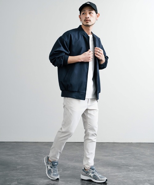 Rocky Monroe(ロッキーモンロー)の「接触冷感 多機能ストレッチスリムテーパードジョガーイージーパンツ(その他パンツ・メンズ・サックスブルー/チャコールグレー/オフホワイト/グレー/ネイビー/ベージュ/ブラック/カーキ/ブルーグレー/インディゴブルー・L/M/XL/S/XXL)」の14枚目の写真