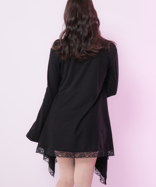 Diable baiser(ディアブルベーゼ)の「トッパーレースカーディガン【大きいサイズ有】(カーディガン/ボレロ・レディース・ブラック/ホワイト・SMALL/3L/LL/LARGE/MEDIUM)」の12枚目の写真