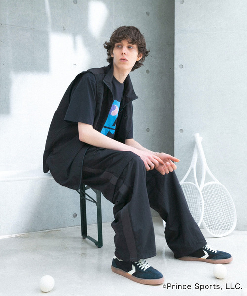 SENSE OF PLACE by URBAN RESEARCH（センスオブプレイスバイアーバンリサーチ）の「『別注』prince　トラックベスト（その他アウター・メンズ・ライトベージュ/ブラック・LARGE/MEDIUM）」の8枚目の写真