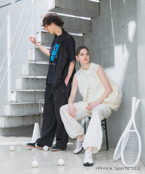 SENSE OF PLACE by URBAN RESEARCH（センスオブプレイスバイアーバンリサーチ）の「『別注』prince　トラックベスト（その他アウター・メンズ・ライトベージュ/ブラック・LARGE/MEDIUM）」の15枚目の写真