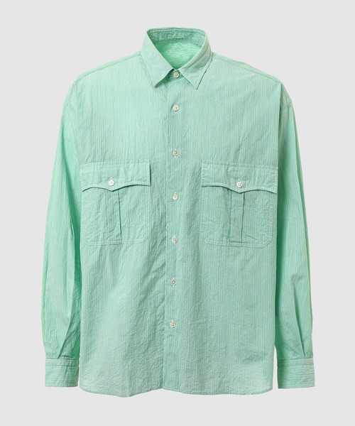 トップス ROLL UP STRIPE SHIRT ROLL UP STRIPE SHIRT -2025SS-