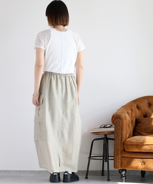 cepo(セポ)の「〈セットアイテム〉シアーテレコアンサンブルTee(Tシャツ/カットソー・レディース・ブラック/サックスブルー/オフホワイト・M)」の10枚目の写真
