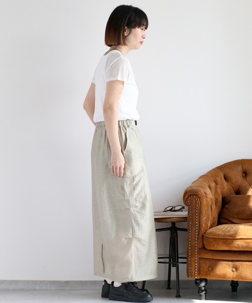 cepo(セポ)の「〈セットアイテム〉シアーテレコアンサンブルTee(Tシャツ/カットソー・レディース・ブラック/サックスブルー/オフホワイト・M)」の11枚目の写真