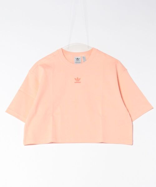 【おすすめアイテム】adidas originals Logo Crop T-shirt adidas（アディダス）の「【ZOZO限定】クロップド レース トリム