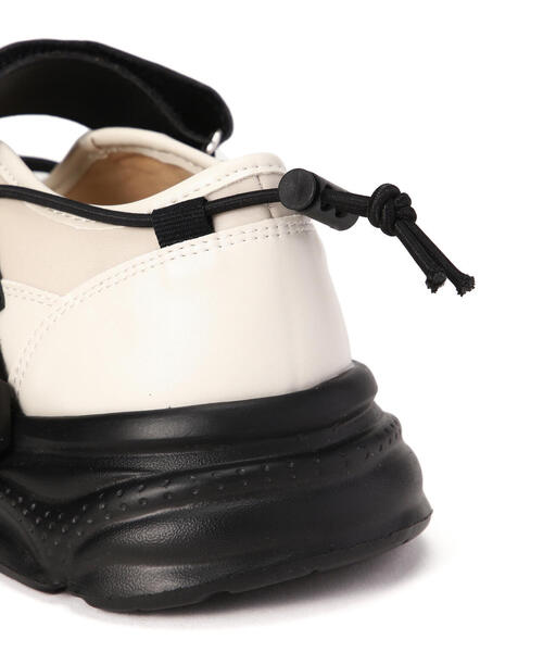 FREE'S MART（フリーズマート）の「ドローコードスニーカー（スニーカー・レディース・ホワイト/ブラック・MEDIUM/SMALL）」の12枚目の写真