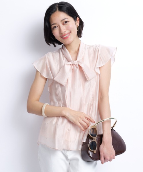 JUSGLITTY プチハートボウタイブラウス　有楽町丸井限定 ジャスグリッティー プチハートボウタイブラウス 有楽町マルイ
