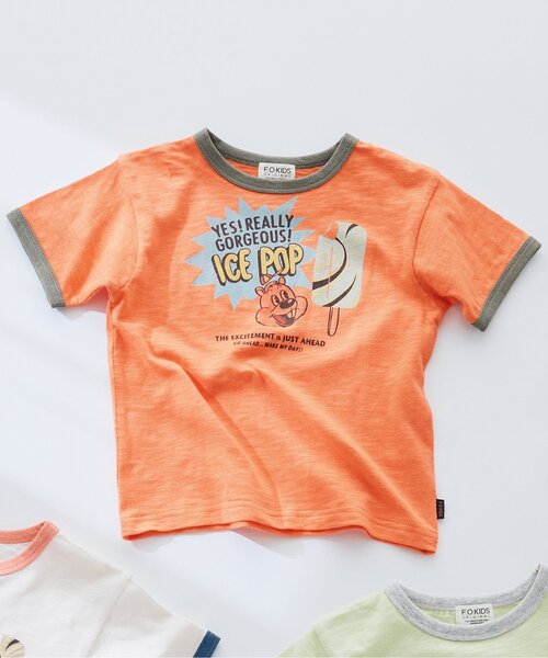 セール】【ジュニア対応】リンガー半袖Tシャツ（Tシャツ