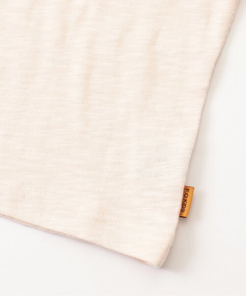 F.O.KIDS（エフオーキッズ）の「【ジュニア対応】リンガー半袖Tシャツ（Tシャツ/カットソー・キッズ・ライム/オレンジ/キナリ・90/100/110/120/80/130/140）」の9枚目の写真