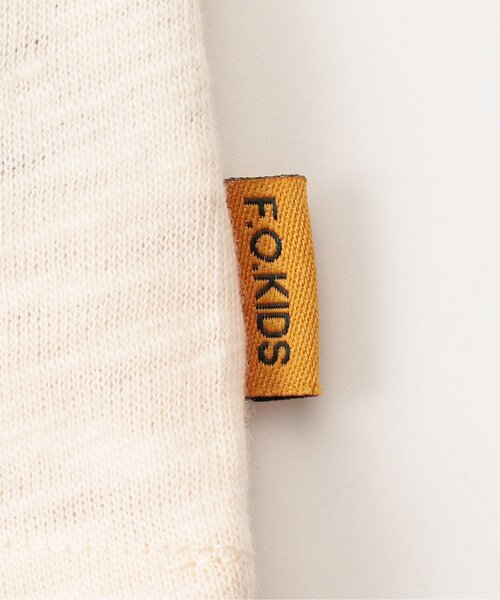 F.O.KIDS（エフオーキッズ）の「【ジュニア対応】リンガー半袖Tシャツ（Tシャツ/カットソー・キッズ・ライム/オレンジ/キナリ・90/100/110/120/80/130/140）」の10枚目の写真