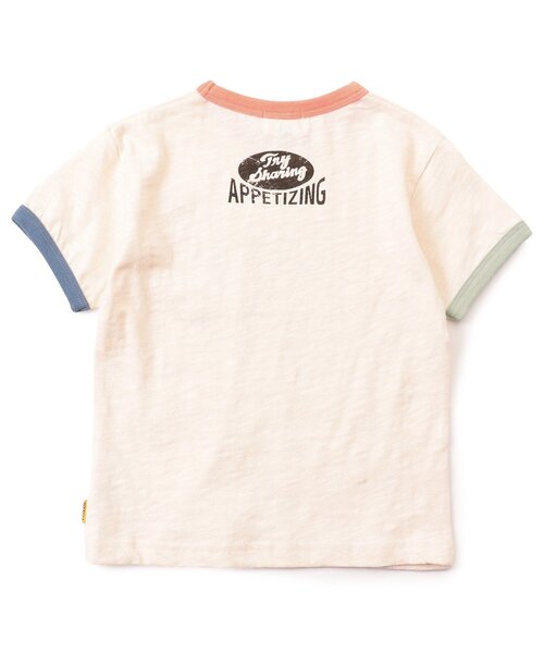 F.O.KIDS（エフオーキッズ）の「【ジュニア対応】リンガー半袖Tシャツ（Tシャツ/カットソー・キッズ・ライム/オレンジ/キナリ・90/100/110/120/80/130/140）」の13枚目の写真