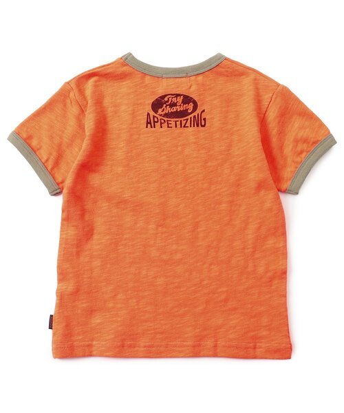 F.O.KIDS（エフオーキッズ）の「【ジュニア対応】リンガー半袖Tシャツ（Tシャツ/カットソー・キッズ・ライム/オレンジ/キナリ・90/100/110/120/80/130/140）」の14枚目の写真