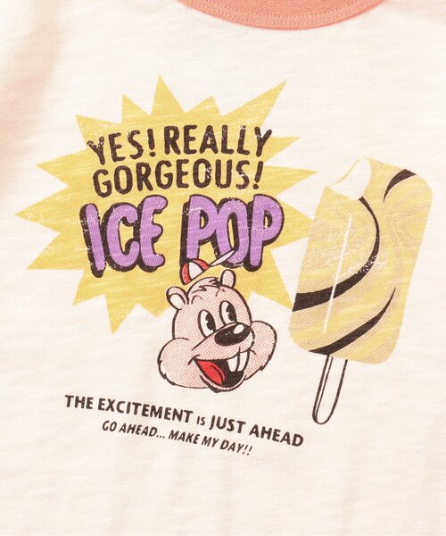 F.O.KIDS（エフオーキッズ）の「【ジュニア対応】リンガー半袖Tシャツ（Tシャツ/カットソー・キッズ・ライム/オレンジ/キナリ・90/100/110/120/80/130/140）」の17枚目の写真