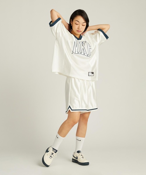 NIKE ルーズフィットミッドライズ パンツ アイボリーS - メルカリ