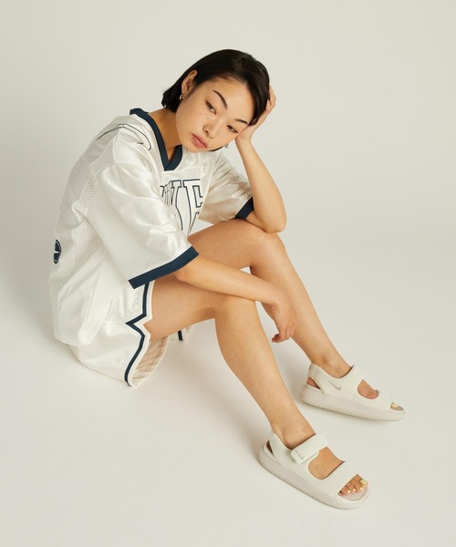 NIKE ルーズフィットミッドライズ パンツ アイボリーS - メルカリ